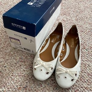 Sperry Topsider Luna White 7.5